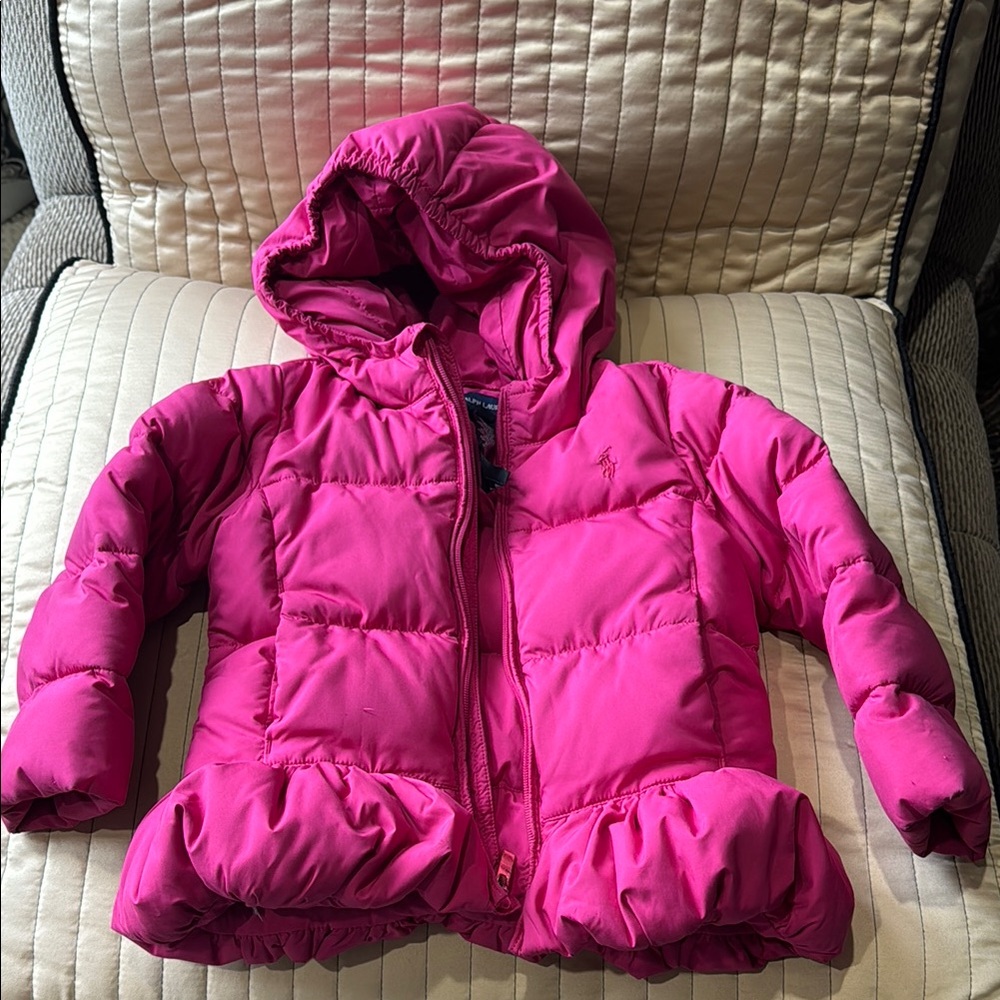 Polo Ralph Lauren Pink Kids Puffer Jacket